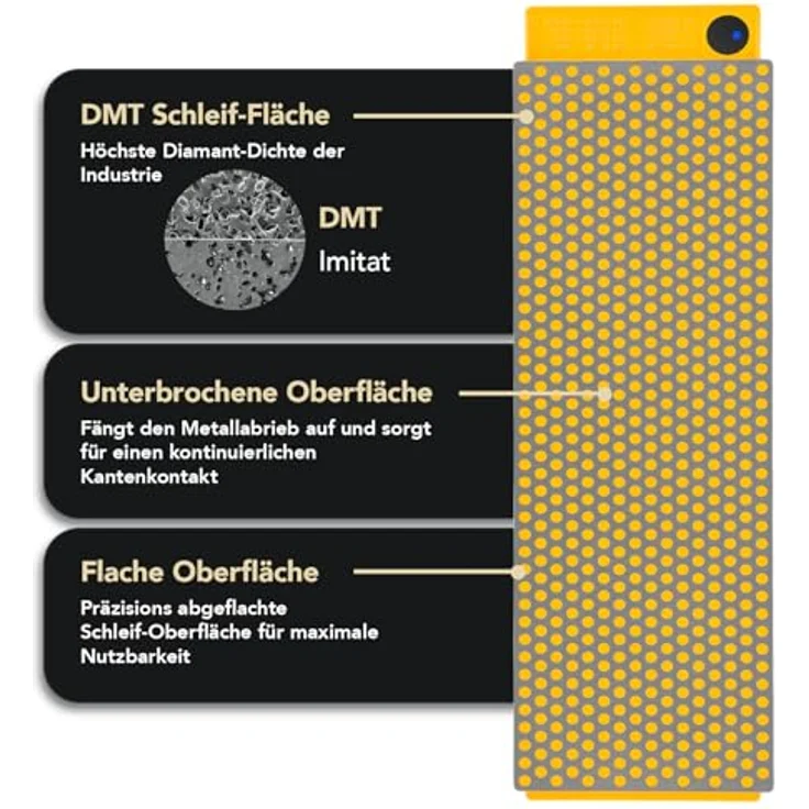 DMT DuoSharp Schärfstein grob-extragrob, 20,3 cm - 8 Zoll, 1 Stück, W8CXNB – Bild 5