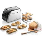 ETA Brotbackautomat Delicca II Max I Bis zu 1.5Kg Brotgewicht I 2 Knethaken I Vollautomatisch I 16 Programme I 850W I Brotbackmaschine