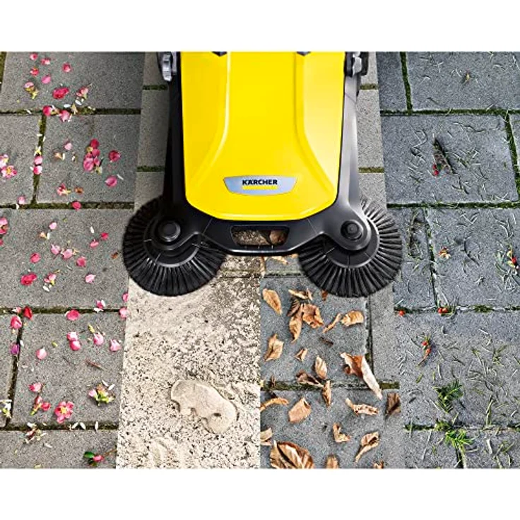 Kärcher S 4 Twin Ersatz-Heckbürste, Werkzeugloser Seitenbürstenaufsatz für Push Sweeper S4 Twin, 2 Stück – Bild 3