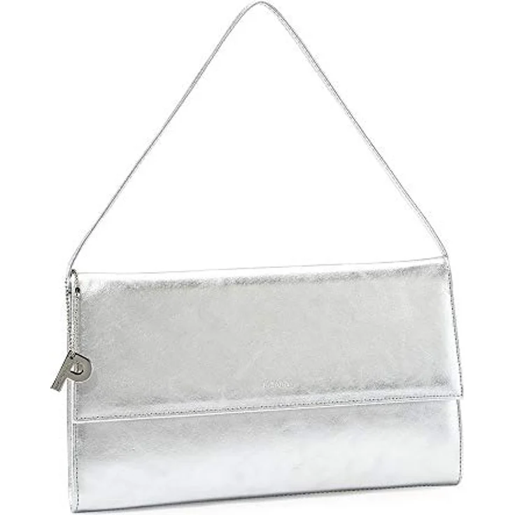 Picard Auguri, Handtasche Abendtasche in Silber, abknöpfbarer Henkel und vielseitig einsetzbar – Bild 3