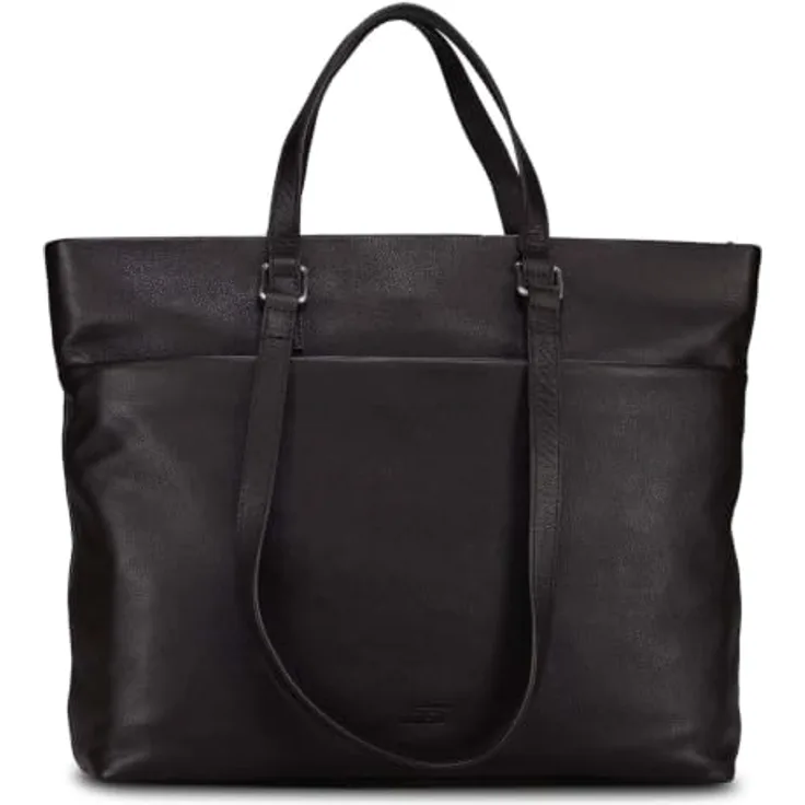 Jost Lysa Business Shopper, 36 cm Leder mit Laptopfach, braun
