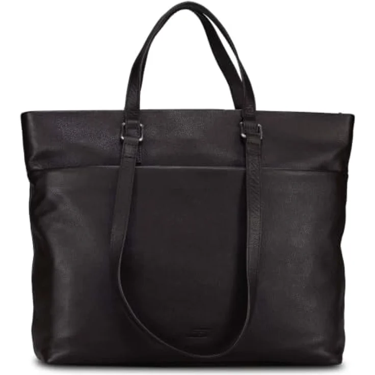 Jost Lysa Business Shopper, 36 cm Leder mit Laptopfach, braun – Bild 1