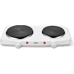 DK 2018 Doppelkochplatte, 1500 + 750 W, Kochfeld 18 + 15 cm, hitzebeständige Lackierung, für Küche, Büro oder Camping