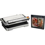 Tefal Kontaktgrill OptiGrill 2in1 XL GC782D, 2200 W, Intelligentes Grill und Barbecue in XL-Format, schwarz