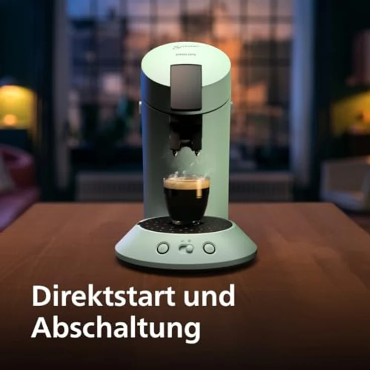 Philips Senseo Original Plus CSA210/80, Kapselmaschine mit Coffee Boost Technologie, Desert Green – Bild 3