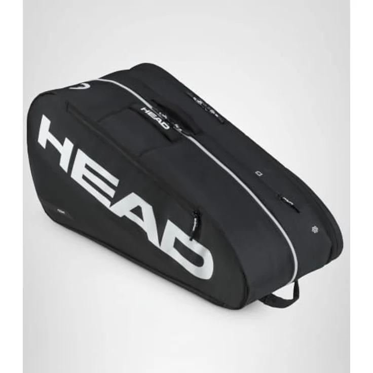 Head Sporttasche Tour Racquet Bag L BK, für 7-9 Tennisschläger, strapazierfähiges Polyester, gepolsterte Schultergurte – Bild 7