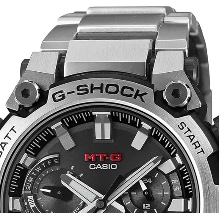 G-Shock MTG-B3000D-1AER, Edelstahl Multifunktions-Armbanduhr für Herren mit Bluetooth-Verbindung und Solarbetrieb – Bild 4