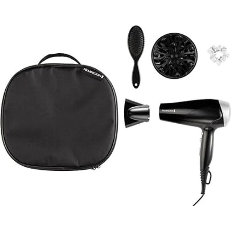 REMINGTON Pack Presente Secador D3171GP, Haartrockner mit 2200-Watt Leistung und vielseitigem Zubehör, rosa – Bild 2