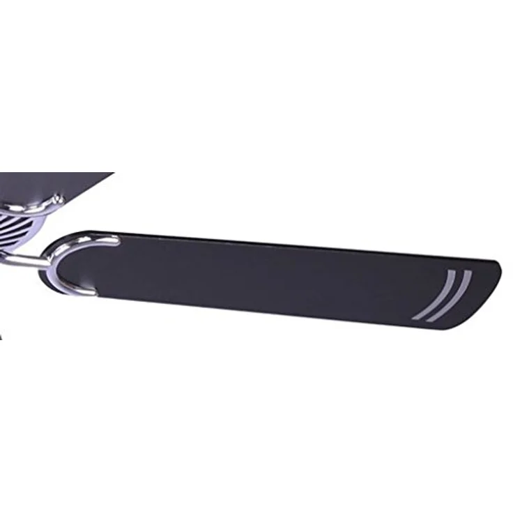 Pepeo Deckenventilator ohne Beleuchtung Potkuri, Gehäuse Stahl, Flügelfarbe schwarz, 132 cm, für Räume bis zu 25m² – Bild 6