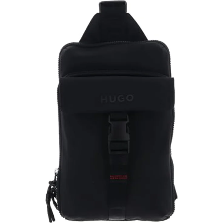 Hugo Marsel Mini Bag Umhängetasche 18 cm, schwarz, 100% Polyester, kompakte Größe 18 cm x 7 cm x 29 cm – Bild 1