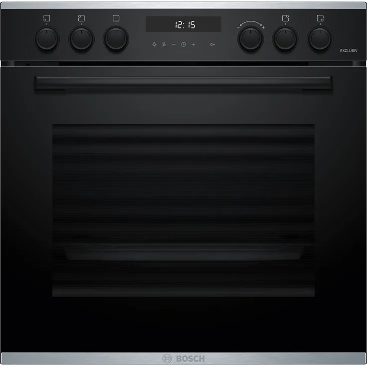 Bosch Exclusiv HEH278BB4 Einbau-Herd, 60 x 60 cm, Schwarz, mit pyrolytischer Selbstreinigung