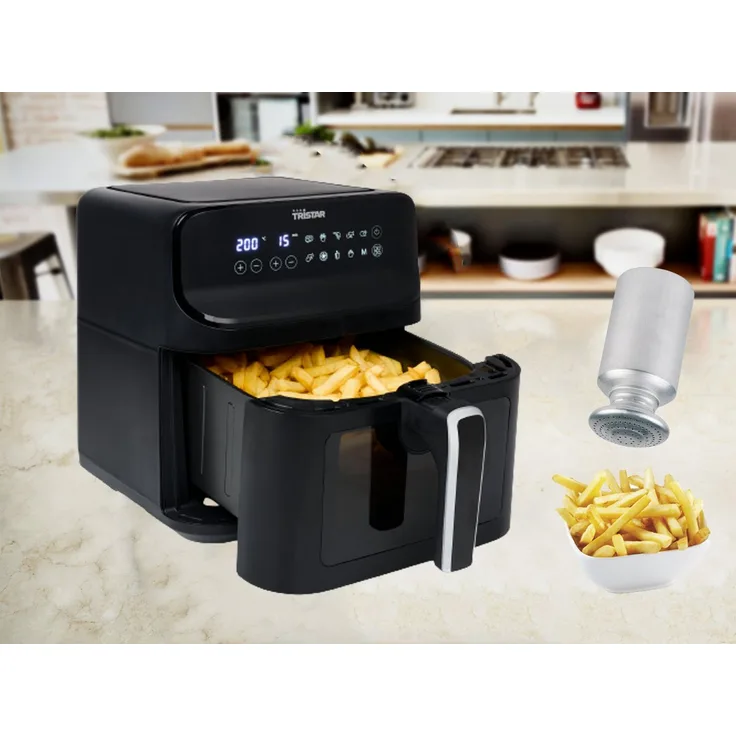 Setpoint Heißluftfritteuse, XXL 6,2L Korb, 1350 W, Pommes ohne Öl, Sichtfenster - Fritöse - Preisvergleich