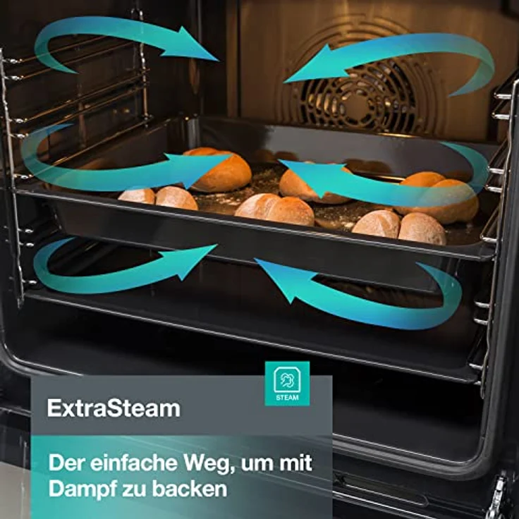 Gorenje GECS5C70XPA Herd, Standgerät, Energieeffizienzklasse A, Garraum 70 l, Edelstahl – Bild 6