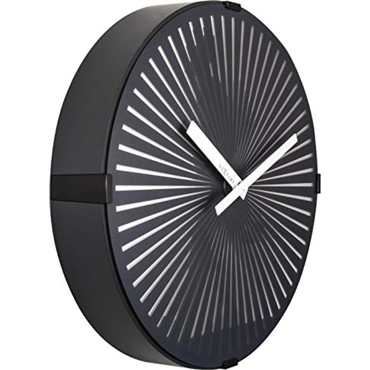 NeXtime Designer Wanduhr Running Man, mit optischer Illusion - Mann joggt, ø 30,5 cm – Bild 3