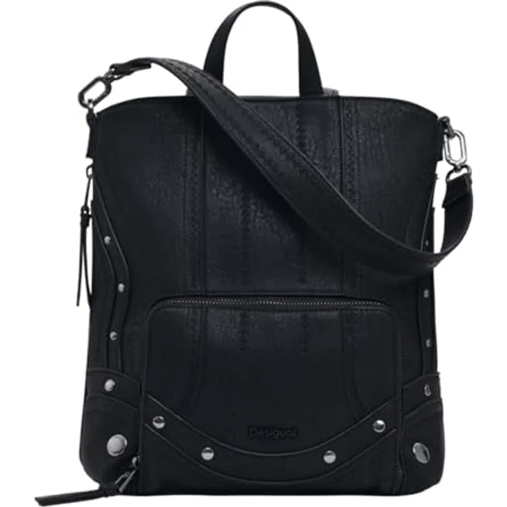 Desigual Embro Pretoria City Rucksack, 30 cm, schwarz, 100% Polyurethan – Bild 1