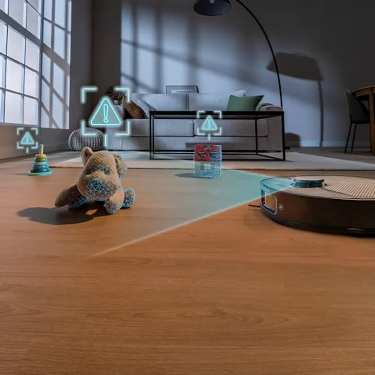 Cecotec Conga X70, Saug- und Wischroboter mit Selbstentleerungsstation, 15000Pa Saugkraft, 4-in-1-Basis, Smartphone-Steuerung und 240 Minuten Akkulaufzeit – Bild 4