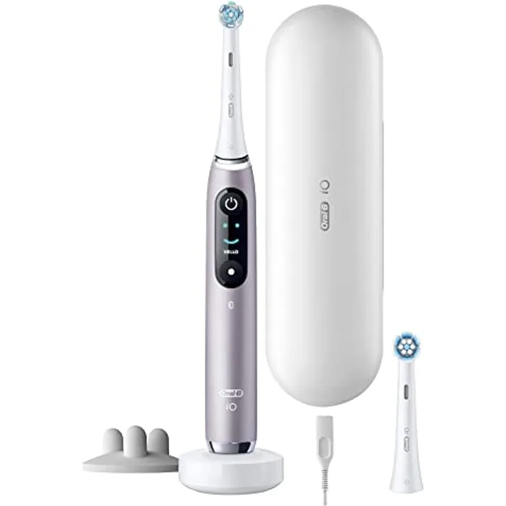 Oral-B iO - 9S Spazzolino Elettrico Ricaricabile Rosa + 2 Testine