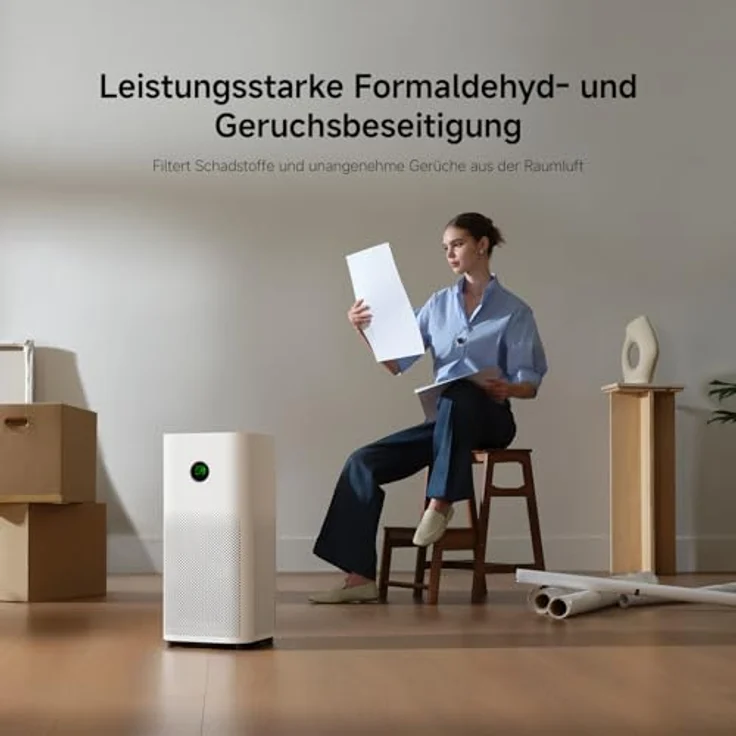 Xiaomi Mijia Luftreiniger 6, HEPA-Luftreinigung, 380 m³/h, WLAN-fähig, weiß – Bild 10