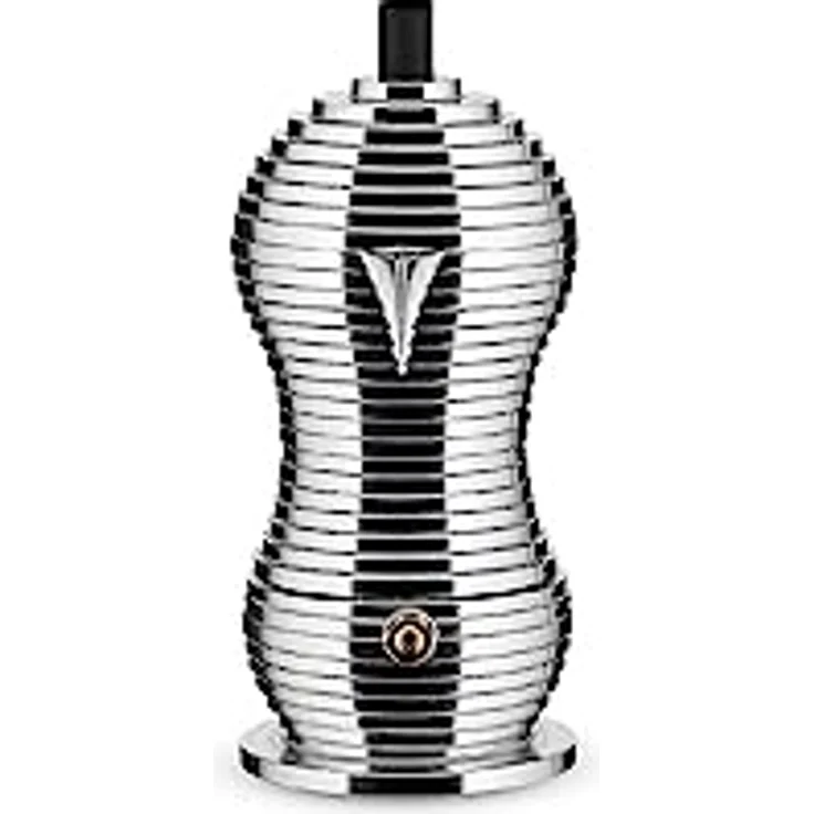 Alessi Kaffeekanne, schwarz, Aluminium, 8.3 x 10.5 x 35 cm – Bild 2