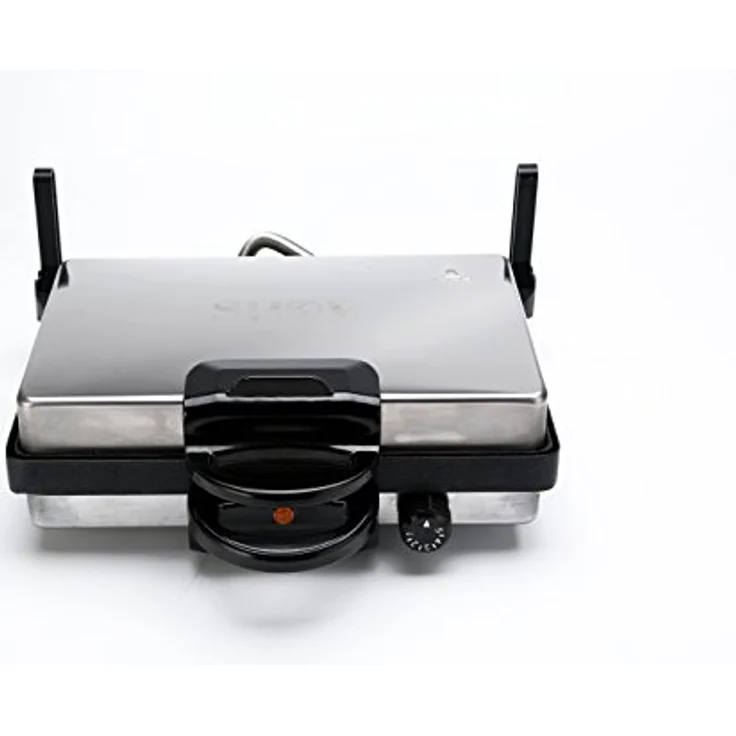 SHOV Kontaktgrill Tandur Elektrogrill Toaster, vielseitig mit Teflon-Beschichtung und 5-Stufen-Regulierbarkeit – Bild 2