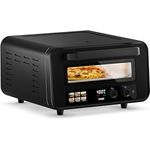 Princess Pizzaofen Pro Max 15L, 400°C, 2100W, digitales Bedienfeld mit Timer, abnehmbarem Pizzastein, für Innen und Außenbereich
