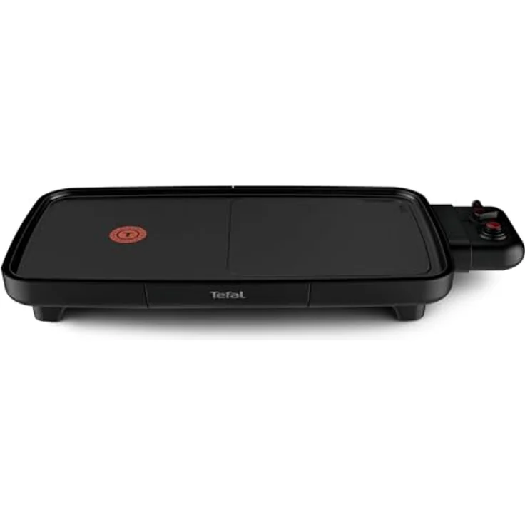 Tefal Plancha Booster Tischgrill CB6428, 2200 W, extra große Grillfläche, Boost-Zone, 6 Temperaturstufen, schwarz – Bild 2
