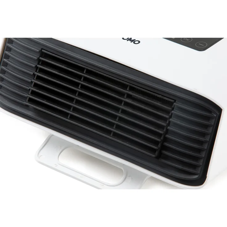 Domo DO7353H, Keramikheizung für Badezimmer mit Handtuchhalter, 2100 Watt, weiss