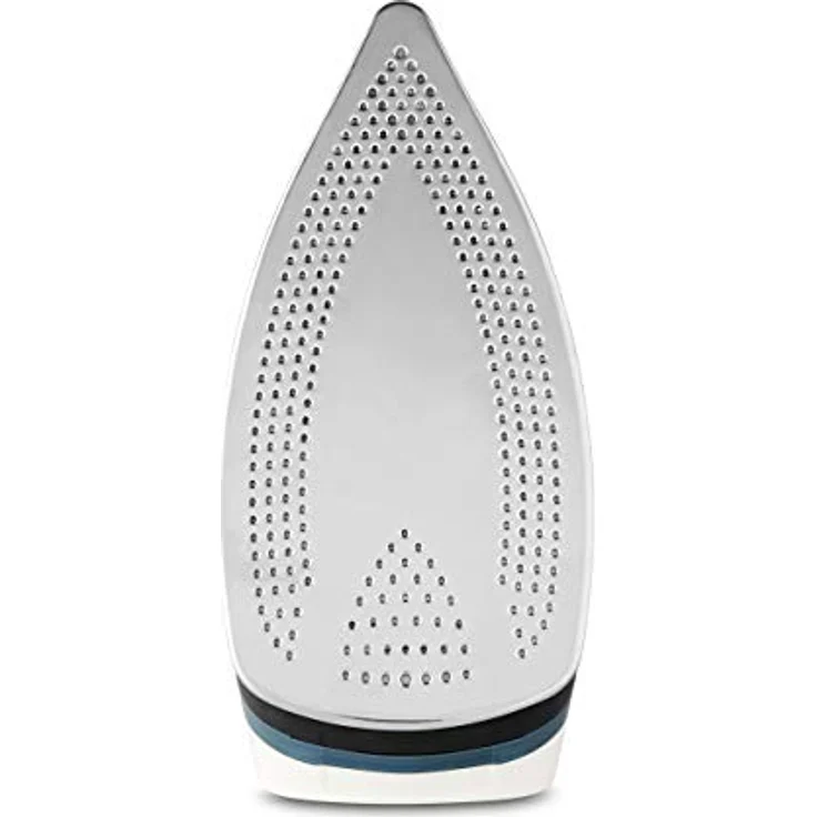 Zelmer Iron Travel ZIR0500, Dampfbügeleisen mit Edelstahl-Bügelsohle, 1100 Watt, 75 g/min Dampfausstoss, blau und weiss – Bild 4
