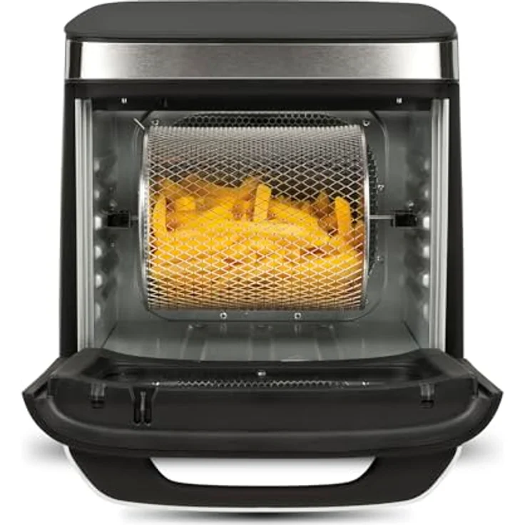 G3 Ferrari Friggisano LUX 13, Heißluftfritteuse mit 13 l Kapazität, 1800 W Leistung, Temperaturregelung von 30 °C bis 200 °C, 60 Min. Timer und multifunktionalem Einsatz – Bild 5