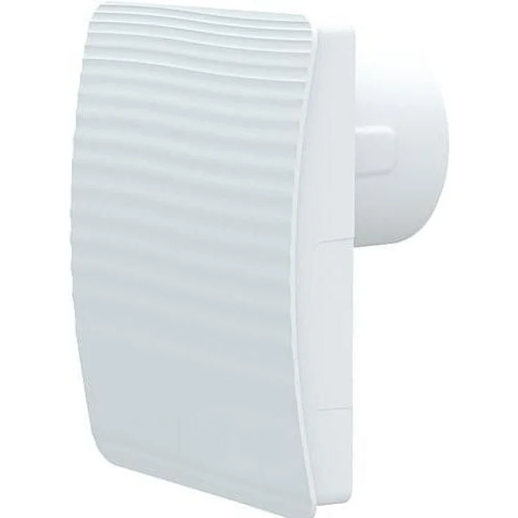 Siku Belüftungsventilator 100 AC, energiesparend mit Nachlaufschalter und Feuchtigkeitssensor, geräuscharm für Badezimmer und Küchen