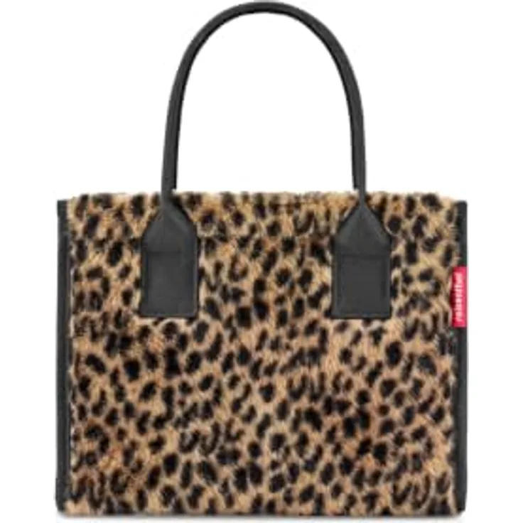 REISENTHEL® Shopper Daily Shopper, Polyester, 7 l, leo fake fur, Druckknopfverschluss
