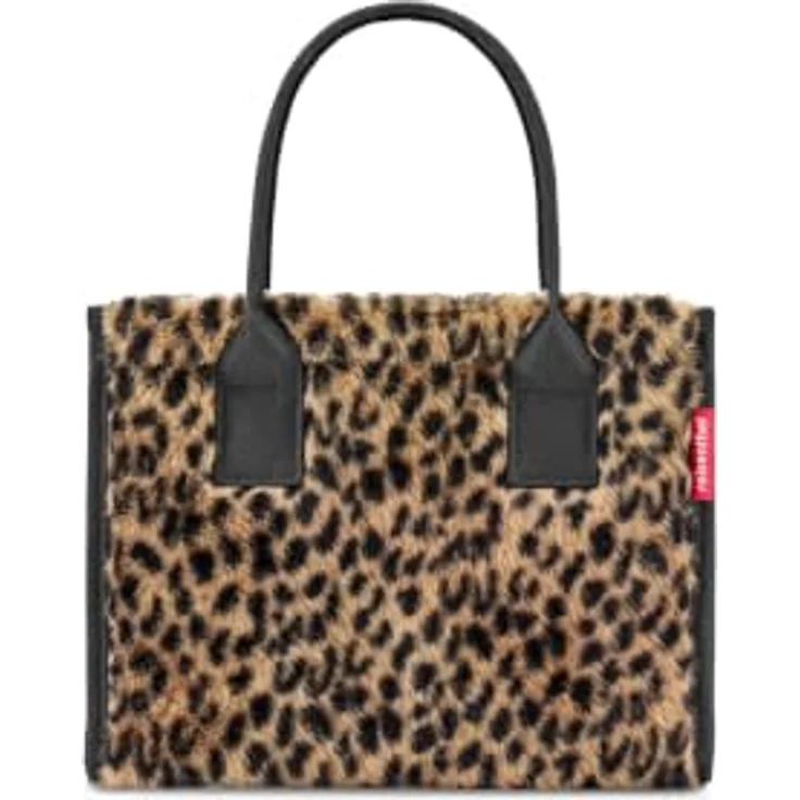 REISENTHEL® Shopper Daily Shopper, Polyester, 7 l, leo fake fur, Druckknopfverschluss – Bild 1