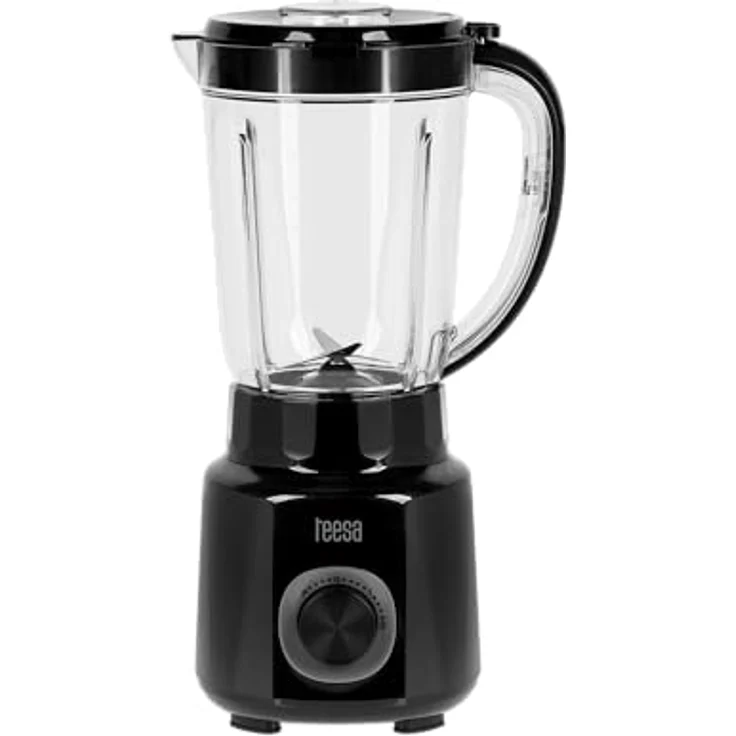 Teesa TSA3542B Standmixer, 500W mit 1,5L BPA-frei, Weiss, einfache Reinigung, Pulsmodus und zwei Geschwindigkeitsstufen – Bild 2