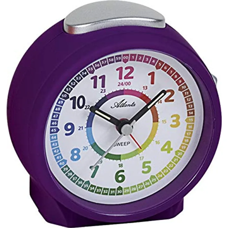 Atlanta Kinderwecker 1999/8, Quarz Lernwecker im kindgerechten Design, perfekte Geschenkidee