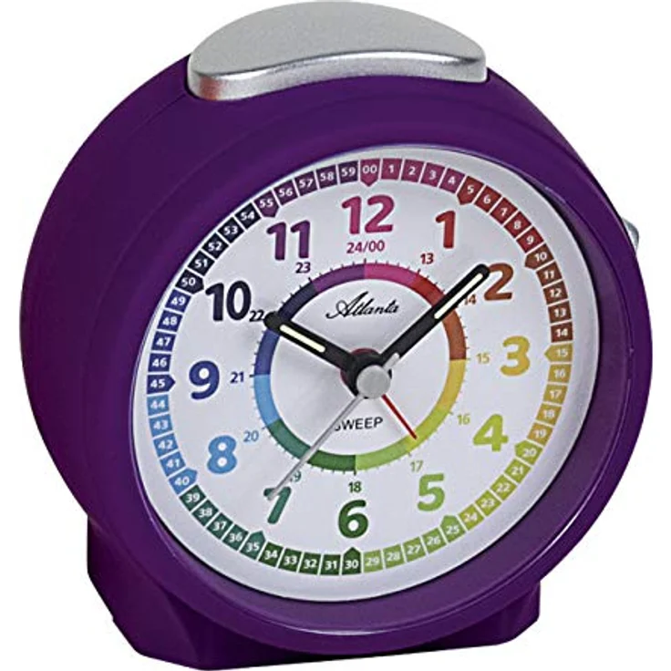 Atlanta Kinderwecker 1999/8, Quarz Lernwecker im kindgerechten Design, perfekte Geschenkidee – Bild 1