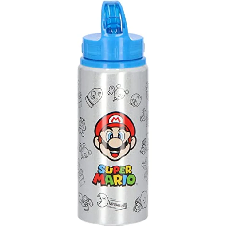 UNDERCOVER Edelstahl Trinkflasche Super Mario, 710 ml – Bild 2