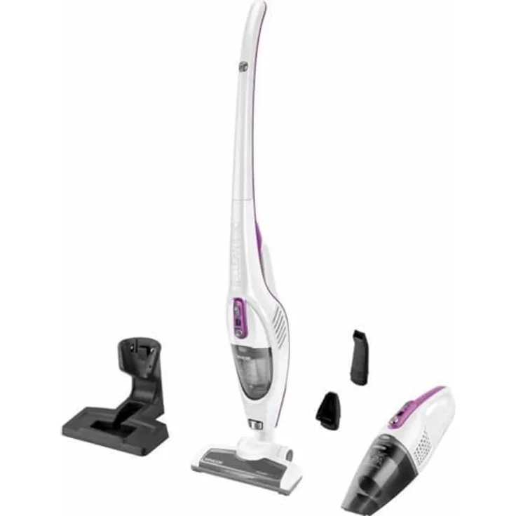 SENCOR SVC 7814VT, 2-in-1-Stabstaubsauger, Beutellos, Schwarz, Weiß, Trocken, HEPA, Zyklonal