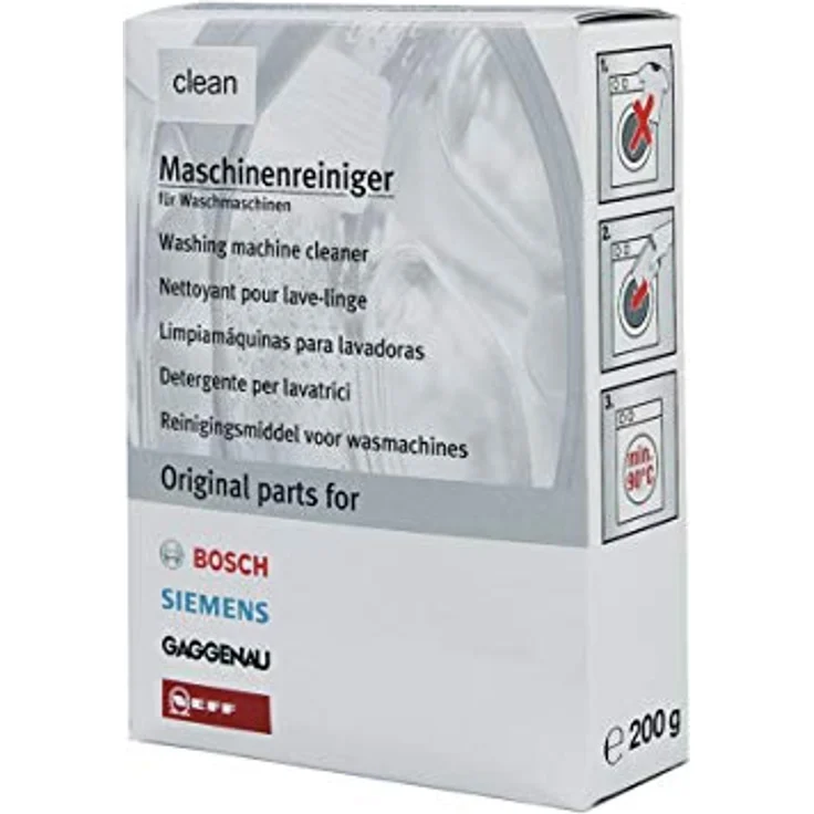 Bosch Reinigungspulver Original 311925 für Waschmaschinen, kompatibel mit SIEMENS, NEFF, GAGGENAU, VIVA, BALAY – Bild 4