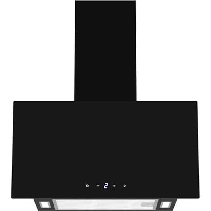 Respekta Lio Kopffreie Dunstabzugshaube 60 cm Schwarz/Effizienter Luftstrom 325,8 m³/h/Led-Beleuchtung – Bild 2