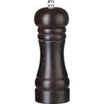 HENDI Pfeffermühle aus Holz dunkel, Edelstahl-Mahlwerk einstellbar, 57x(H)165mm