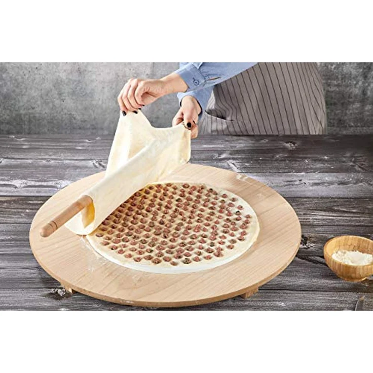 Vip Ahmet Ravioli Teigtaschen Form VP-077, Teigwerkzeug mit 200 Löchern, spülmaschinengeeignet, 40 cm – Bild 2