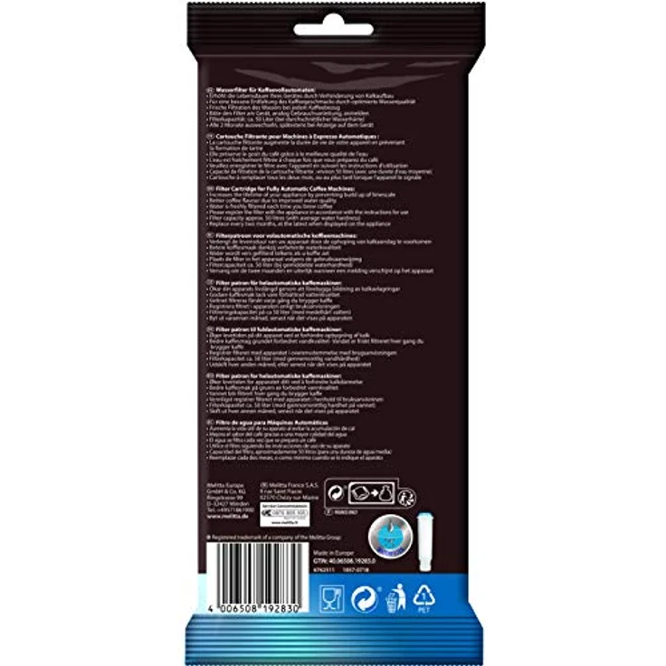 Melitta Wasserfilter PRO AQUA, Zubehör für Claris System in Kaffeevollautomaten – Bild 3