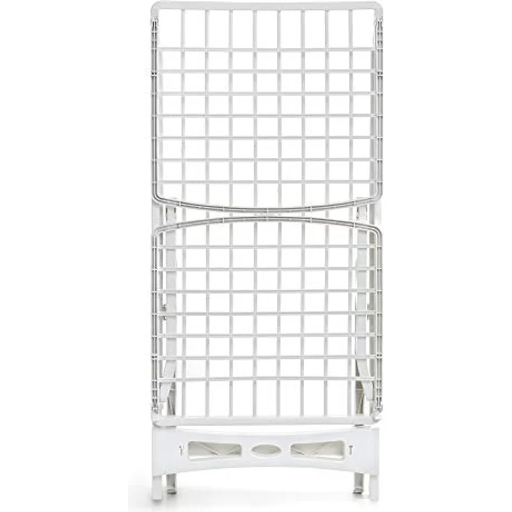 Rayen Antirutsch-Beinverriegelungssystem | XXL Kleiderstangen für drinnen und draußen | 20 m Wäscheleine aus Kunstharz, weiß, Maße: 173 x 53 x 113 cm – Bild 5