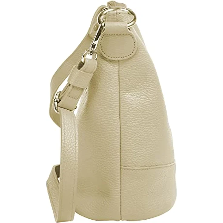 Cluty Umhängetasche aus echt Leder, Made in Italy, stufenlos verstellbarer Schultergurt – Bild 5