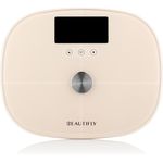 Beautifly SlimSense Digitale Personenwaage, 180 kg Kapazität, Körperanalyse mit LCD-Display und Athletenmodus