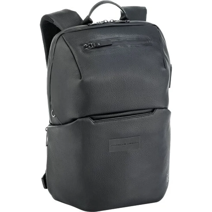 Porsche Design Urban Eco Daypack, Leder, 40 cm, Laptopfach, grau