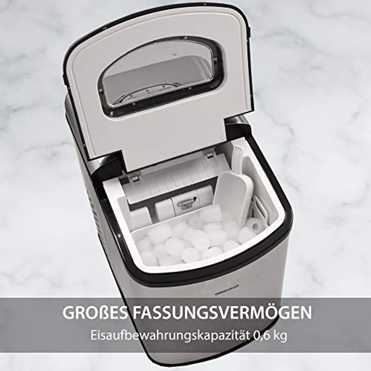 Syntrox Digitaler Edelstahl-Eiswürfelbereiter, Eiswürfelmaschine – Bild 7