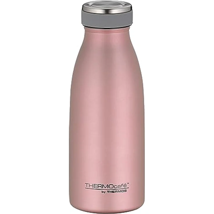ThermoCafé by THERMOS 4067.284.035 Thermosflasche TC Bottle , Edelstahl Rosé Gold 0,35 Liter, 12 Stunden heiß, 24 Stunden kalt, BPA-Free – Bild 2