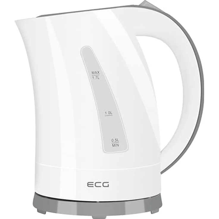 ECG RK 1712 Surfer, Wasserkocher 1,7 L, 2200 W, BPA-freies Kunststoffdesign, drehbarer Sockel, mit Trockengehschutz und Kalkfilter – Bild 8