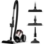 TurboTronic by Z-Line TT-CV12 Bodenstaubsauger, beutellos, Zyklon-Technologie, 700W, HEPA-Filter, 2,5 l Behälter für Teppich & Hartboden